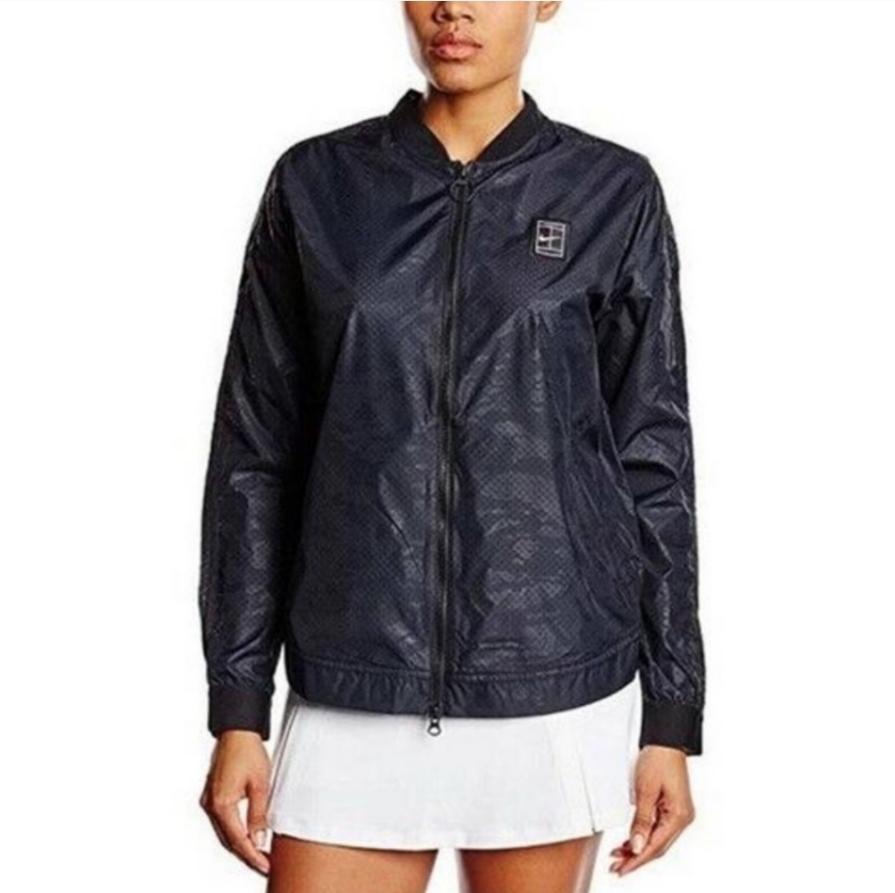 Nike Women's Fall Court Bomber Tennis Jacket size L